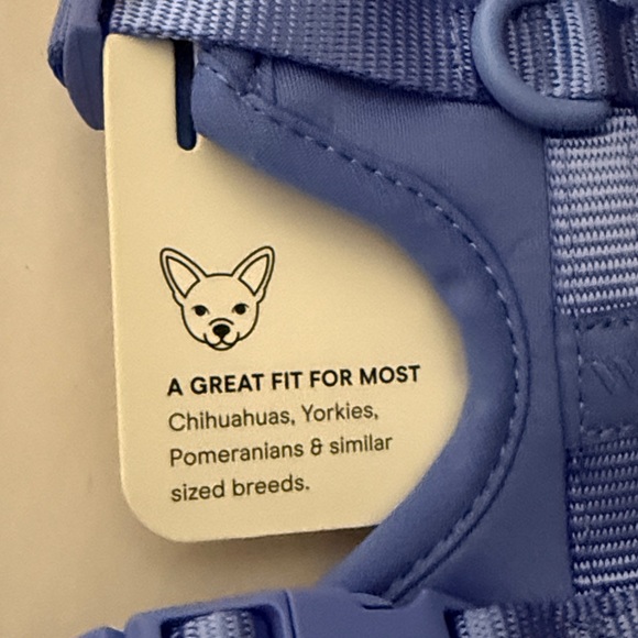 Wild one cushioned dog harness in moonstone. Size XS - Picture 3 of 5